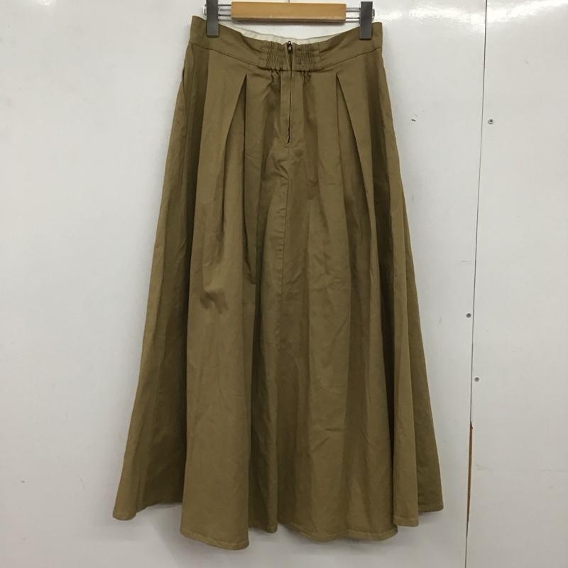 ニコアンド niko and... スカート ロングスカート チノスカート L 無地 ベージュ / ベージュ / beige レディース USED 古着 中古 10155290