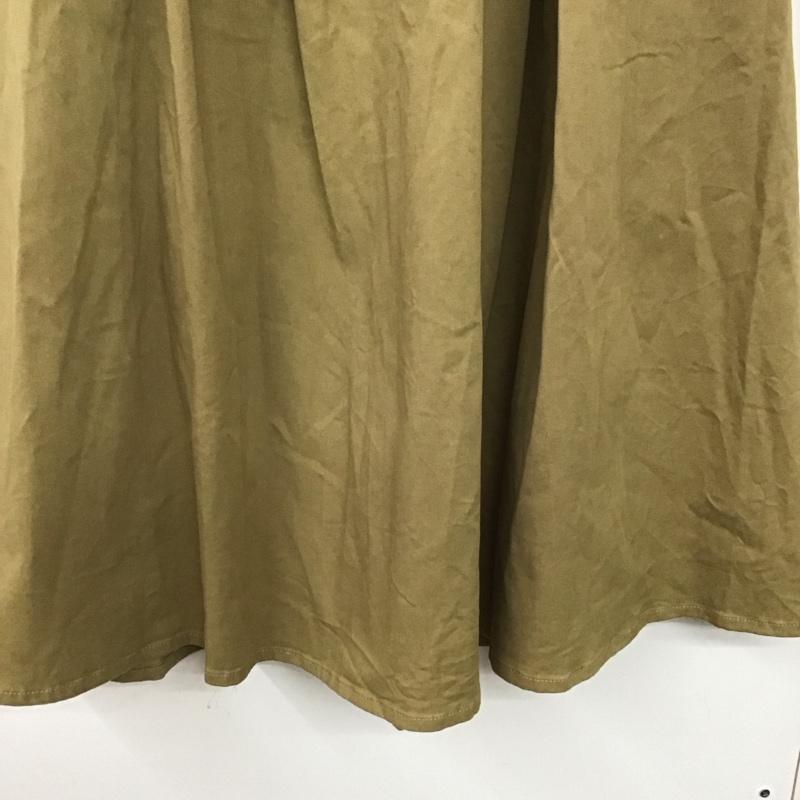 ニコアンド niko and... スカート ロングスカート チノスカート L 無地 ベージュ / ベージュ / beige レディース USED 古着 中古 10155290