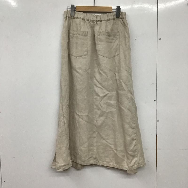 ミディウミ MidiUmi スカート ロングスカート 無地 ベージュ / ベージュ / beige レディース USED 古着 中古 10155295