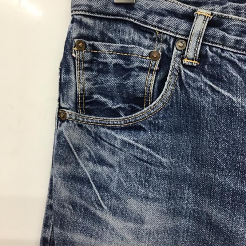 ドミンゴ D.M.G. パンツ デニム、ジーンズ M 無地 水色 / ライトブルー / レディース USED 古着 中古 10155299