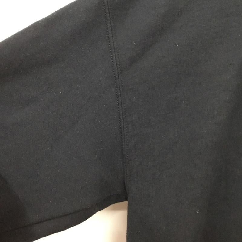 エルヴィラ ELVIRA パーカー 長袖 プルオーバー 裏起毛 フーディー M ロゴ、文字 黒 / ブラック / black メンズ USED 古着 中古 10155302