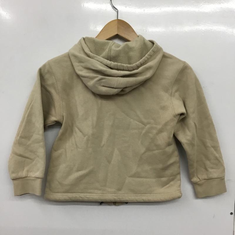 ディーゼル DIESEL パーカー 長袖 キッズ フルジップ 裏起毛 前開き 120cm 120cm ロゴ、文字 ベージュ / ベージュ / beige ボーイズ USED 古着 中古 10155303