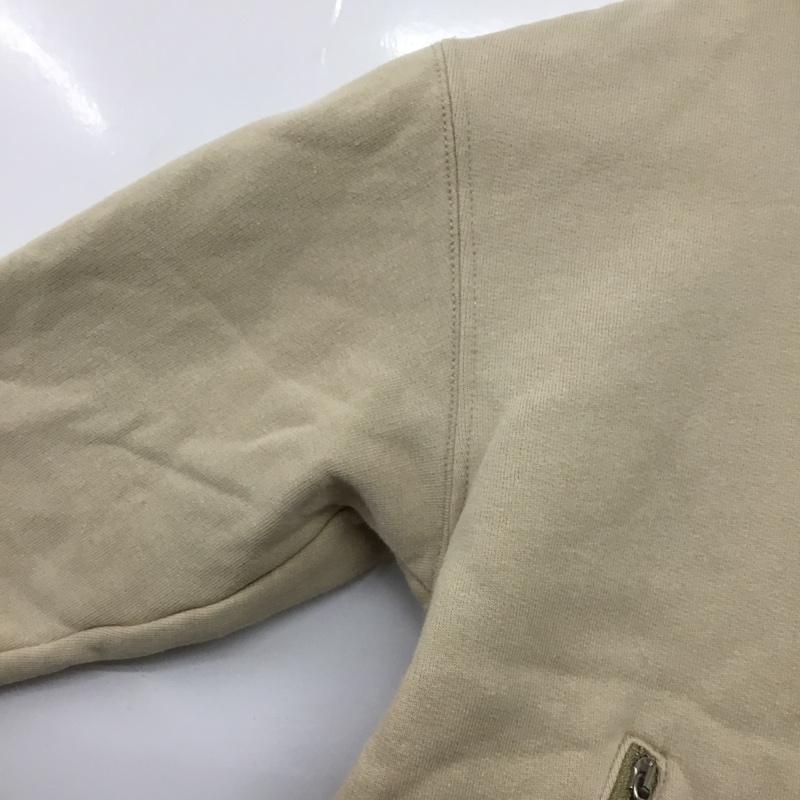 ディーゼル DIESEL パーカー 長袖 キッズ フルジップ 裏起毛 前開き 120cm 120cm ロゴ、文字 ベージュ / ベージュ / beige ボーイズ USED 古着 中古 10155303