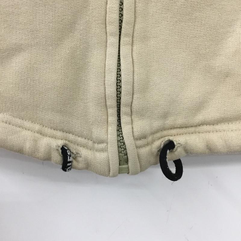 ディーゼル DIESEL パーカー 長袖 キッズ フルジップ 裏起毛 前開き 120cm 120cm ロゴ、文字 ベージュ / ベージュ / beige ボーイズ USED 古着 中古 10155303