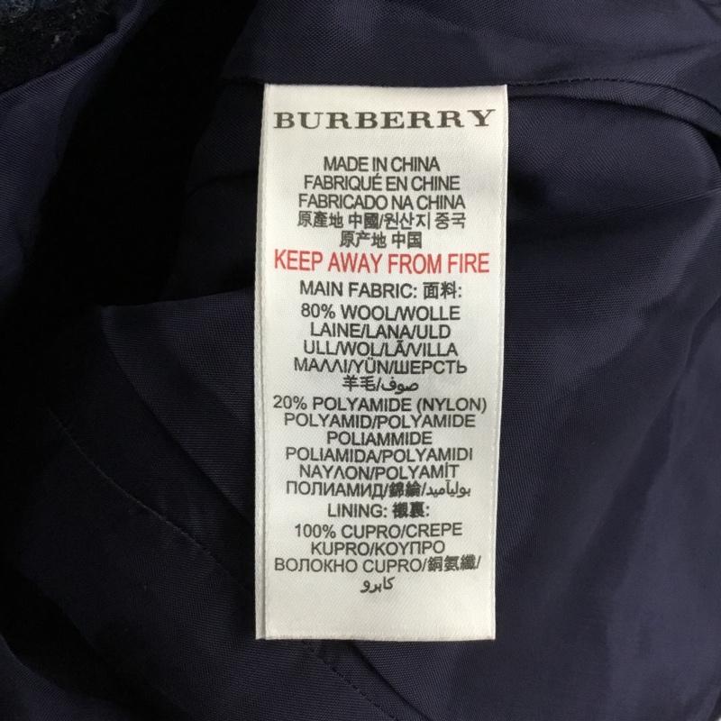 バーバリー BURBERRY コート コート一般 キッズ 7Y 122cm チェック 紺 / ネイビー / navy X 青 / ブルー / blue ボーイズ USED 古着 中古 10155311