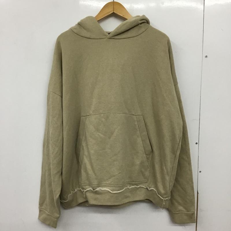 リプレゼント REPRESENT パーカー 長袖 プルオーバー フーディー L ワンポイント ベージュ / ベージュ / beige メンズ USED 古着 中古 10155315