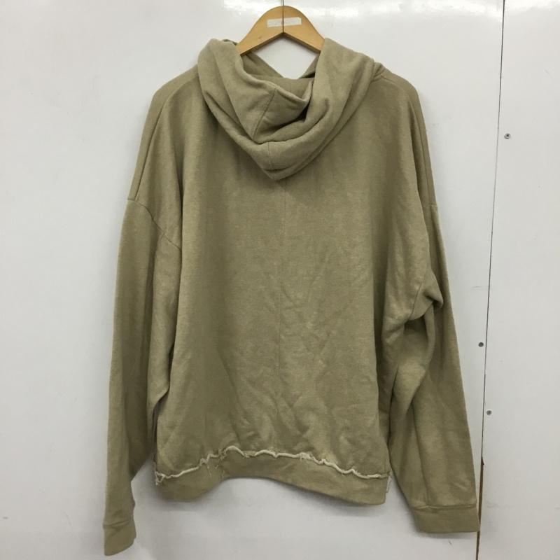 リプレゼント REPRESENT パーカー 長袖 プルオーバー フーディー L ワンポイント ベージュ / ベージュ / beige メンズ USED 古着 中古 10155315