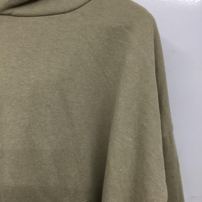 リプレゼント REPRESENT パーカー 長袖 プルオーバー フーディー L ワンポイント ベージュ / ベージュ / beige メンズ USED 古着 中古 10155315