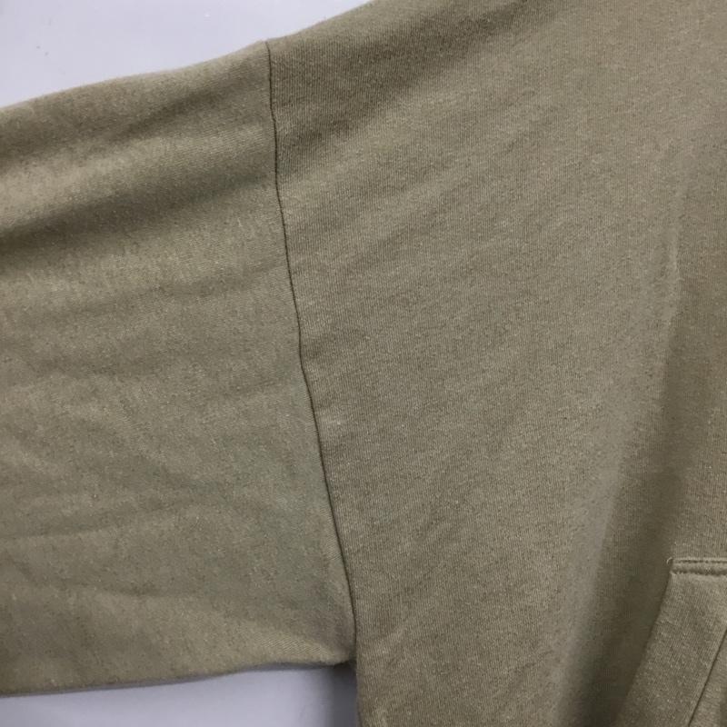 リプレゼント REPRESENT パーカー 長袖 プルオーバー フーディー L ワンポイント ベージュ / ベージュ / beige メンズ USED 古着 中古 10155315