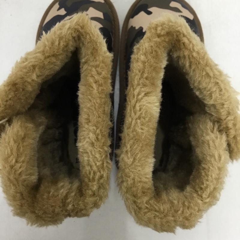 エクストララージキッズ XLARGE KIDS ブーツ ショートブーツ 9483413-59 ファーブーツ キッズ 19cm ロゴ 19.0cm カモフラージュ柄・迷彩 マルチカラー / マルチカラー / multicolor ボーイズ USED 古着 中古 10155317