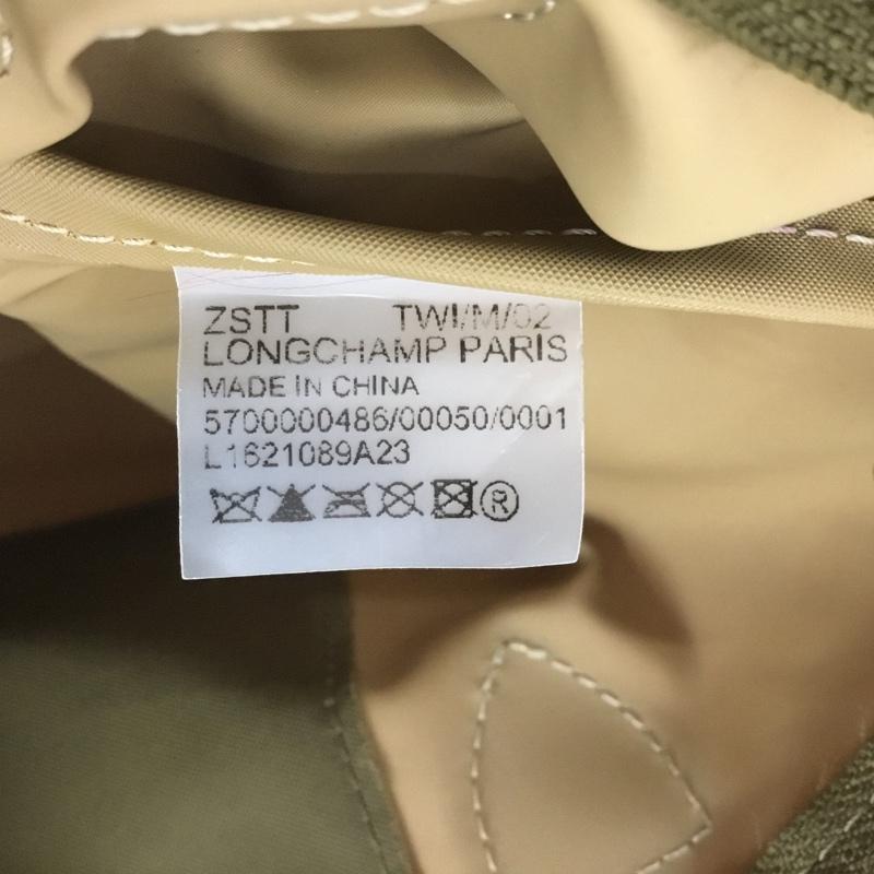 ロンシャン LONGCHAMP ハンドバッグ ハンドバッグ L1621089A23 LE PLIAGE ロゴ、文字 カーキ / カーキ / khaki X 茶 / ブラウン / brown レディース USED 古着 中古 10155322