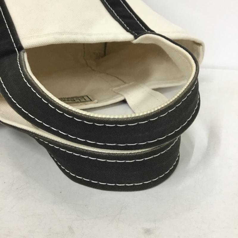 エルエルビーン L.L.Bean ハンドバッグ ハンドバッグ 303435 ボート アンド トート ミニ 80年代 無地 黒 / ブラック / black X アイボリー / アイボリー / メンズ USED 古着 中古 10155324