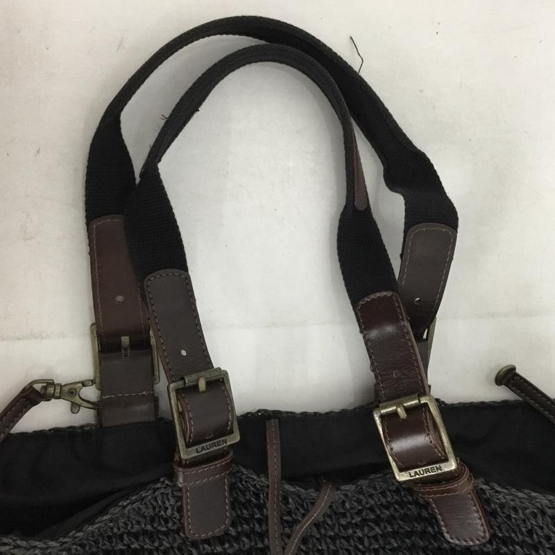 ローレンラルフローレン LAUREN RALPH LAUREN トートバッグ トートバッグ メッシュバッグ 無地 黒 / ブラック / black レディース USED 古着 中古 10155330