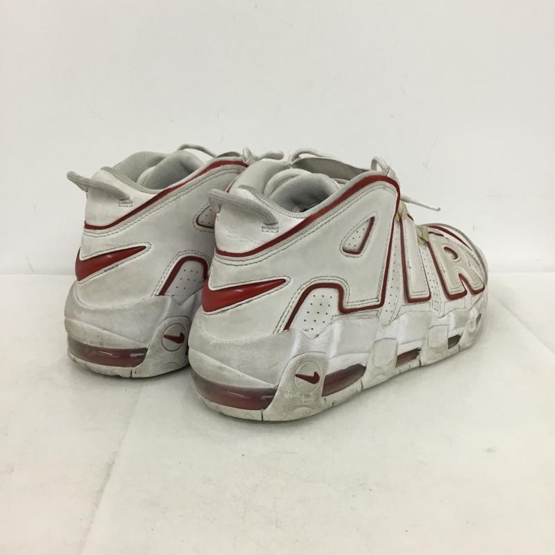 ナイキ NIKE スニーカー スニーカー 921948-102 AIR MORE UPTEMPO 96 28cm 28.0cm ロゴ、文字 白 / ホワイト / white X 赤 / レッド / red メンズ USED 古着 中古 10155332
