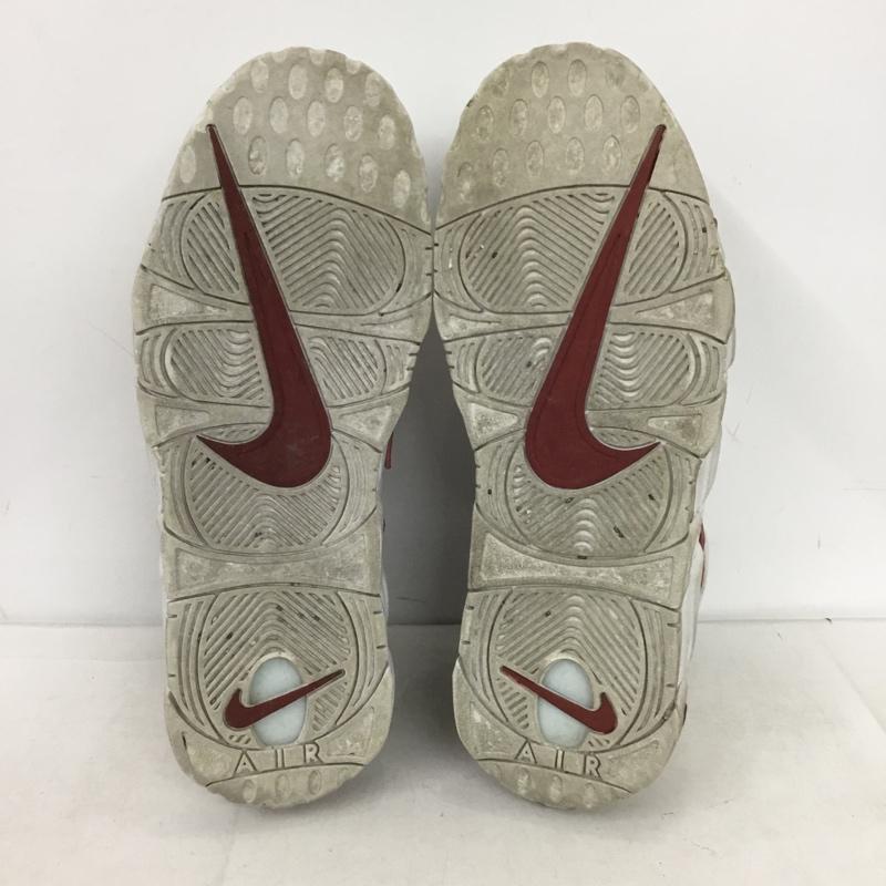 ナイキ NIKE スニーカー スニーカー 921948-102 AIR MORE UPTEMPO 96 28cm 28.0cm ロゴ、文字 白 / ホワイト / white X 赤 / レッド / red メンズ USED 古着 中古 10155332