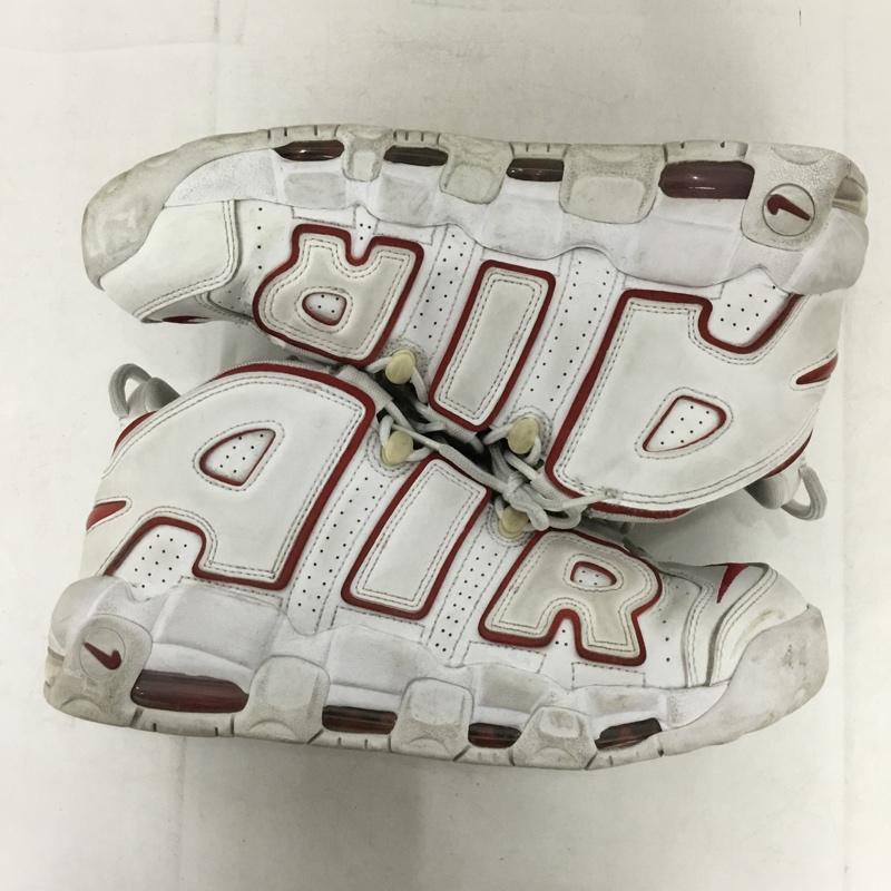 ナイキ NIKE スニーカー スニーカー 921948-102 AIR MORE UPTEMPO 96 28cm 28.0cm ロゴ、文字 白 / ホワイト / white X 赤 / レッド / red メンズ USED 古着 中古 10155332