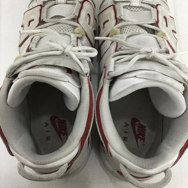 ナイキ NIKE スニーカー スニーカー 921948-102 AIR MORE UPTEMPO 96 28cm 28.0cm ロゴ、文字 白 / ホワイト / white X 赤 / レッド / red メンズ USED 古着 中古 10155332