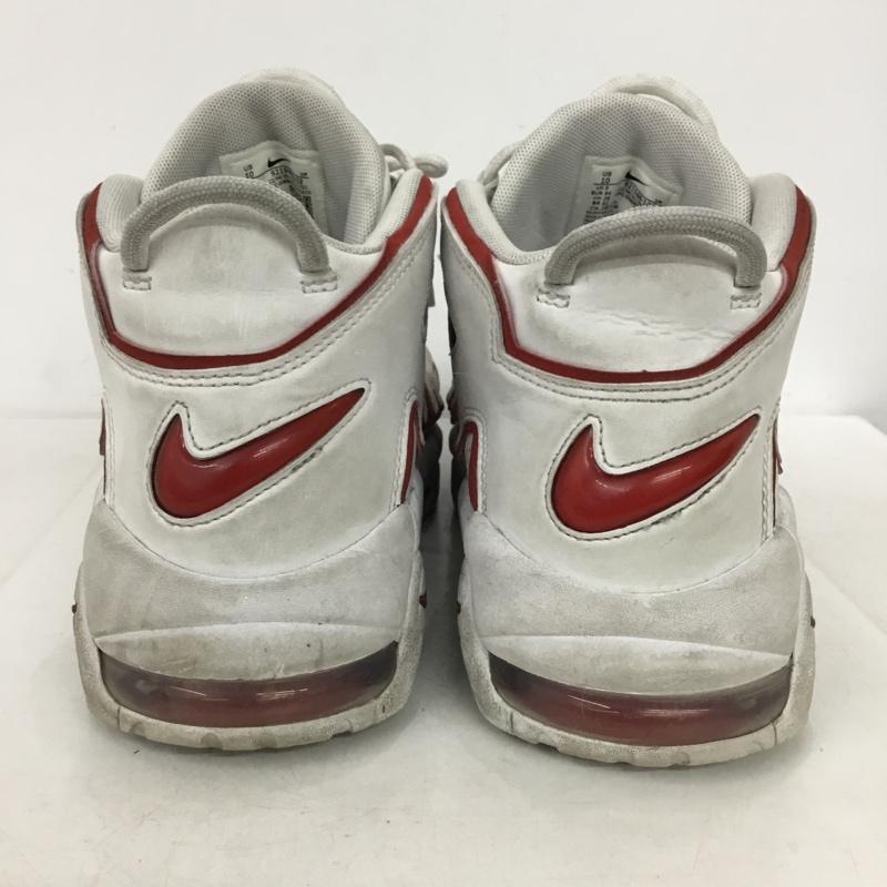 ナイキ NIKE スニーカー スニーカー 921948-102 AIR MORE UPTEMPO 96 28cm 28.0cm ロゴ、文字 白 / ホワイト / white X 赤 / レッド / red メンズ USED 古着 中古 10155332