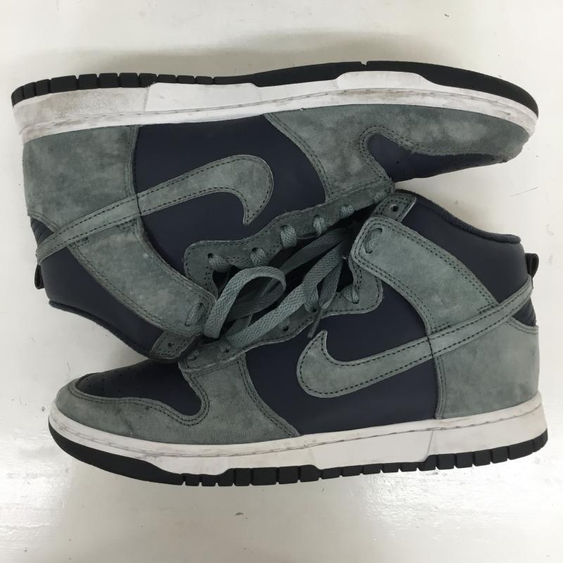 ナイキ NIKE スニーカー スニーカー Nike Dunk High Armory Navy and Mineral Slate DQ7679-400 26.0cm ロゴ、文字 紺 / ネイビー / navy メンズ USED 古着 中古 10155335