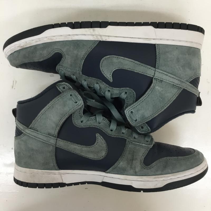 ナイキ NIKE スニーカー スニーカー Nike Dunk High Armory Navy and Mineral Slate DQ7679-400 26.0cm ロゴ、文字 紺 / ネイビー / navy メンズ USED 古着 中古 10155335
