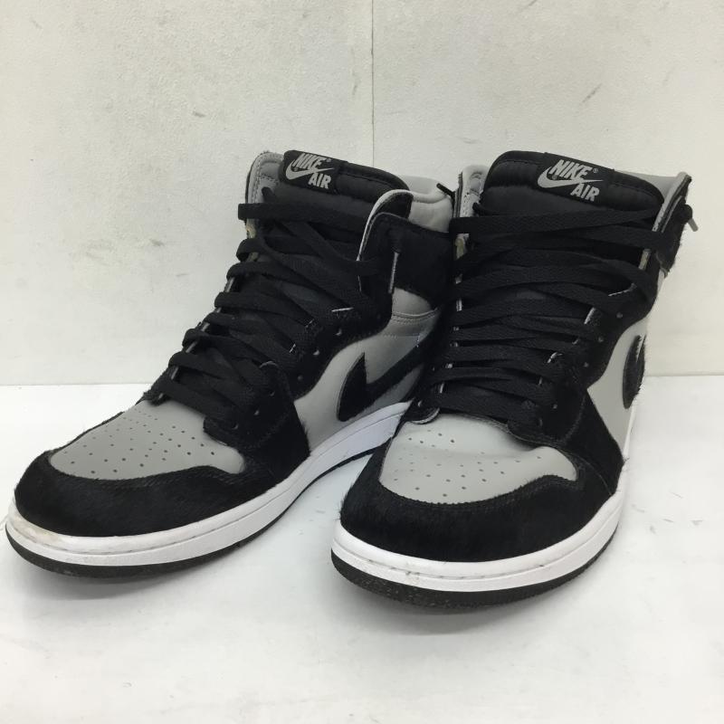 ナイキ NIKE スニーカー スニーカー Nike Women s Air Jordan 1 Retro High OG Medium Grey DZ2523-001 28.0cm ロゴ、文字 黒 / ブラック / black X 灰 / グレー / gray メンズ USED 古着 中古 10155336