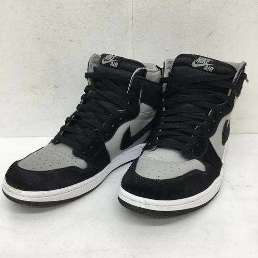 ナイキ NIKE スニーカー スニーカー Nike Women s Air Jordan 1 Retro High OG Medium Grey DZ2523-001 28.0cm ロゴ、文字 黒 / ブラック / black X 灰 / グレー / gray メンズ USED 古着 中古 10155336