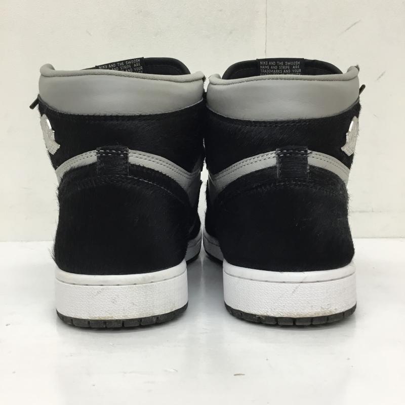 ナイキ NIKE スニーカー スニーカー Nike Women s Air Jordan 1 Retro High OG Medium Grey DZ2523-001 28.0cm ロゴ、文字 黒 / ブラック / black X 灰 / グレー / gray メンズ USED 古着 中古 10155336