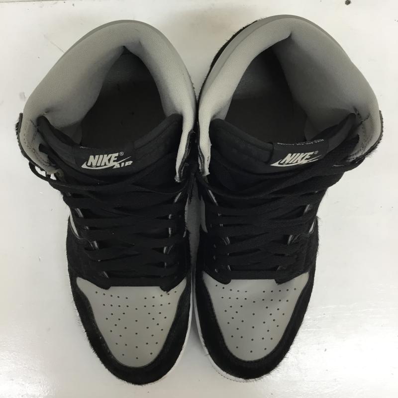 ナイキ NIKE スニーカー スニーカー Nike Women s Air Jordan 1 Retro High OG Medium Grey DZ2523-001 28.0cm ロゴ、文字 黒 / ブラック / black X 灰 / グレー / gray メンズ USED 古着 中古 10155336