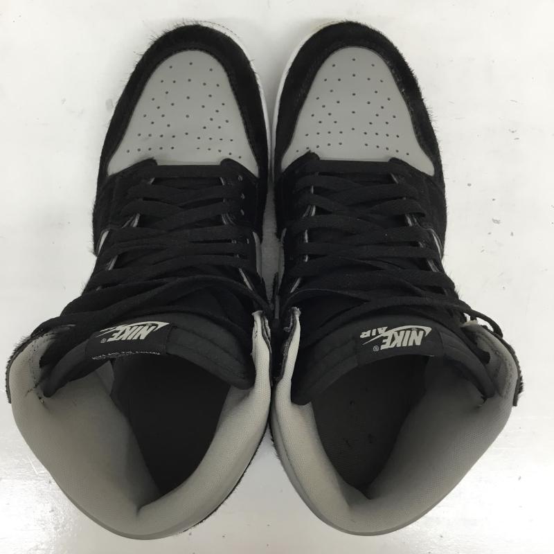 ナイキ NIKE スニーカー スニーカー Nike Women s Air Jordan 1 Retro High OG Medium Grey DZ2523-001 28.0cm ロゴ、文字 黒 / ブラック / black X 灰 / グレー / gray メンズ USED 古着 中古 10155336