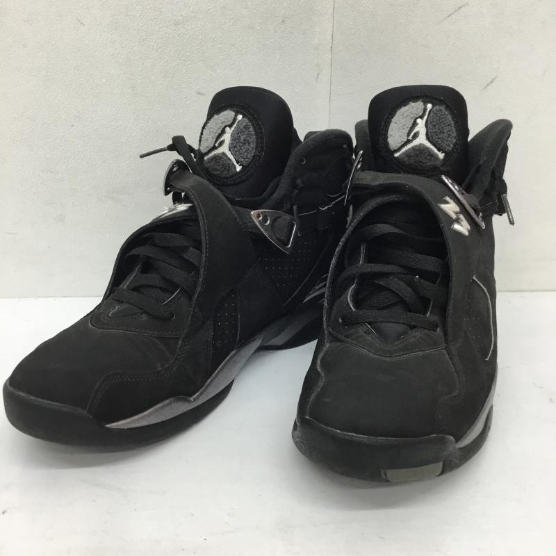 ナイキ NIKE スニーカー スニーカー Nike Air Jordan 8 Retro Chrome 2015 305381-003 28.0cm ロゴ、文字 黒 / ブラック / black メンズ USED 古着 中古 10155337