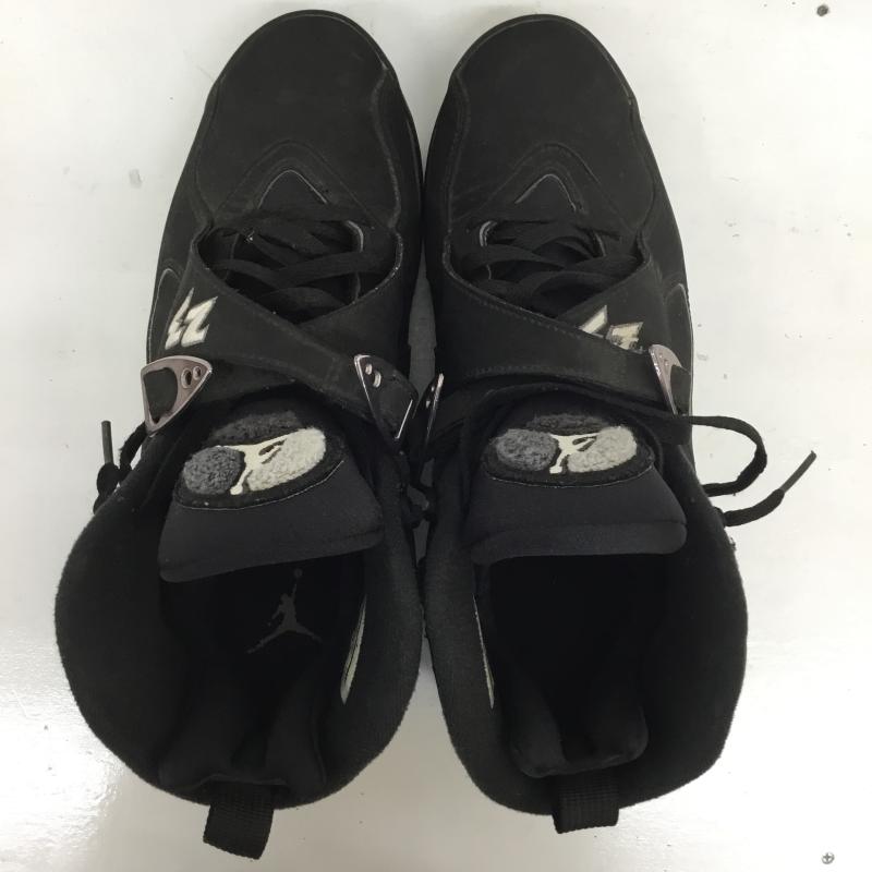 ナイキ NIKE スニーカー スニーカー Nike Air Jordan 8 Retro Chrome 2015 305381-003 28.0cm ロゴ、文字 黒 / ブラック / black メンズ USED 古着 中古 10155337