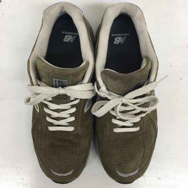 ニューバランス New Balance スニーカー スニーカー ニューバランス 990 V4 NEW BALANCE M990CG4 U.S.A. COVERT GREEN 26.5cm ロゴ、文字 茶 / ブラウン / brown メンズ USED 古着 中古 10155338
