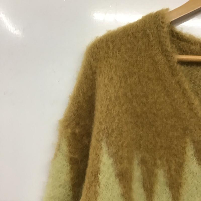 ニードルス Needles カーディガン 長袖 長袖ニットカーディガン 前ボタン ノーカラー M プリント マルチカラー / マルチカラー / multicolor メンズ USED 古着 中古 10155342