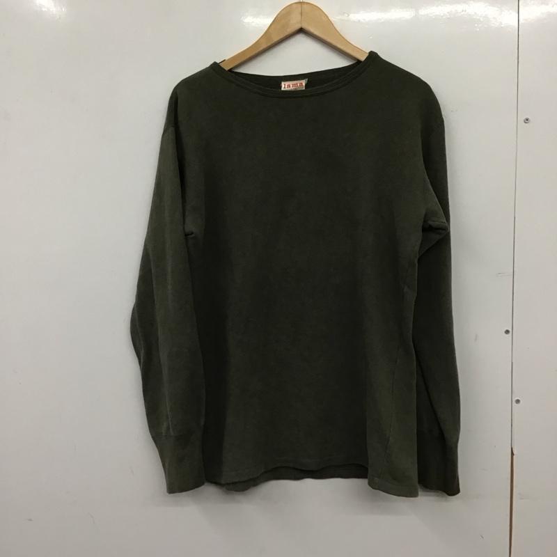 古着 USED トレーナー 長袖 長袖トレーナー スウェット クルーネック プルオーバー lama 無地 カーキ / カーキ / khaki メンズ USED 古着 中古 10155343