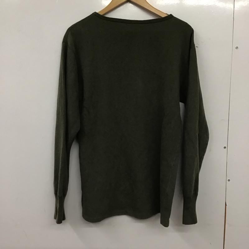 古着 USED トレーナー 長袖 長袖トレーナー スウェット クルーネック プルオーバー lama 無地 カーキ / カーキ / khaki メンズ USED 古着 中古 10155343