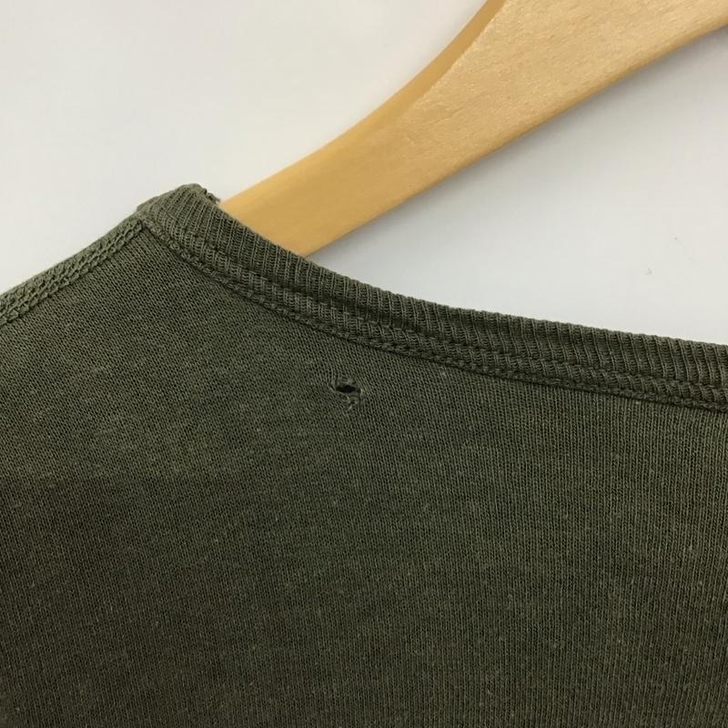 古着 USED トレーナー 長袖 長袖トレーナー スウェット クルーネック プルオーバー lama 無地 カーキ / カーキ / khaki メンズ USED 古着 中古 10155343