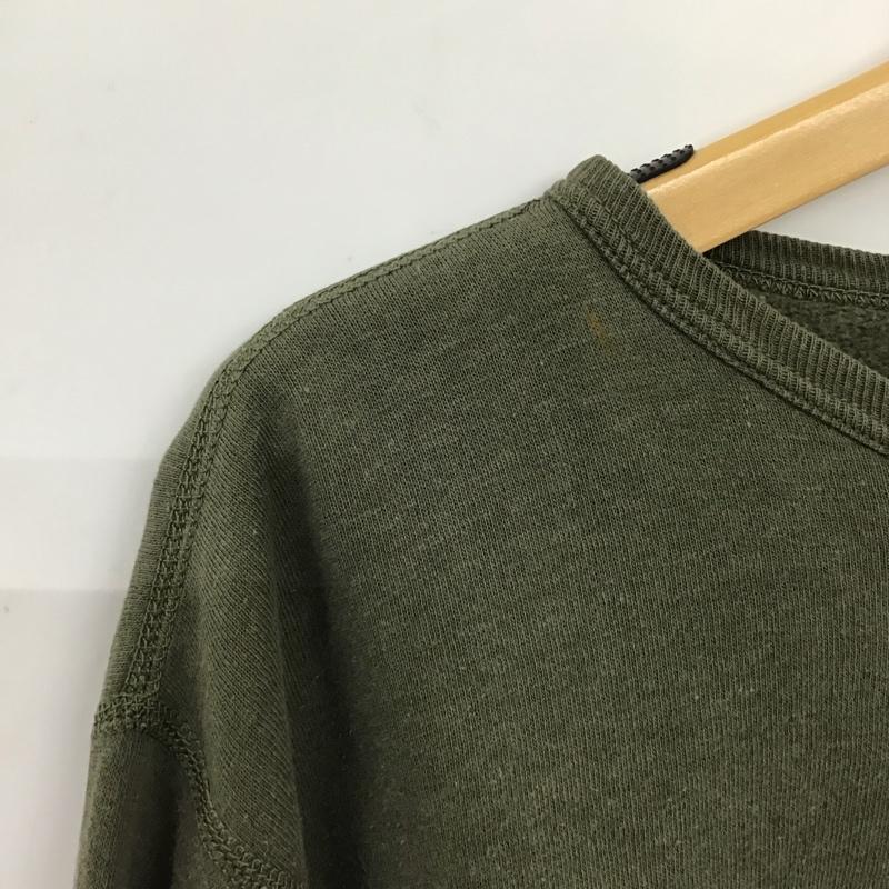 古着 USED トレーナー 長袖 長袖トレーナー スウェット クルーネック プルオーバー lama 無地 カーキ / カーキ / khaki メンズ USED 古着 中古 10155343