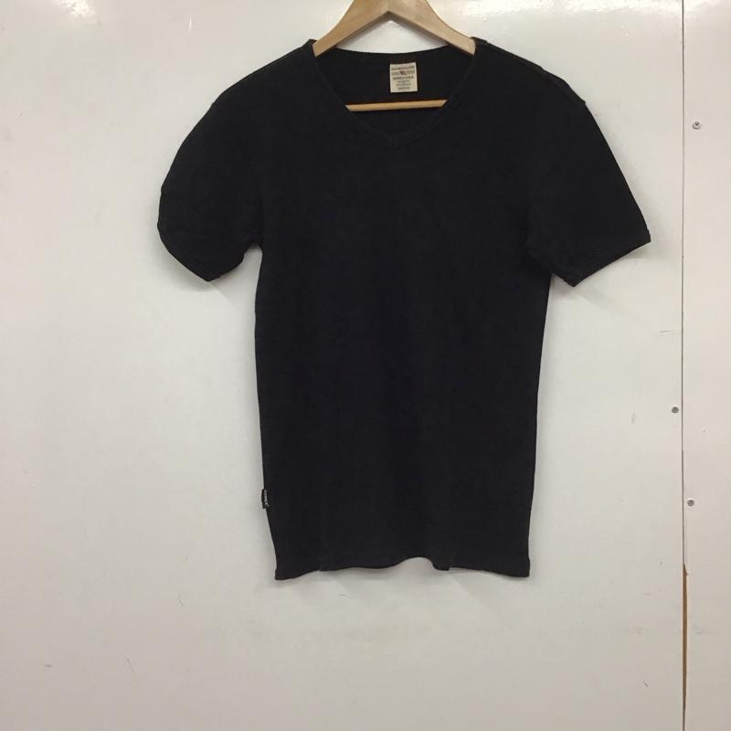 アヴィレックス AVIREX U.S.A. Tシャツ 半袖 半袖カットソー 無地Tシャツ M 無地 紺 / ネイビー / navy メンズ USED 古着 中古 10155346