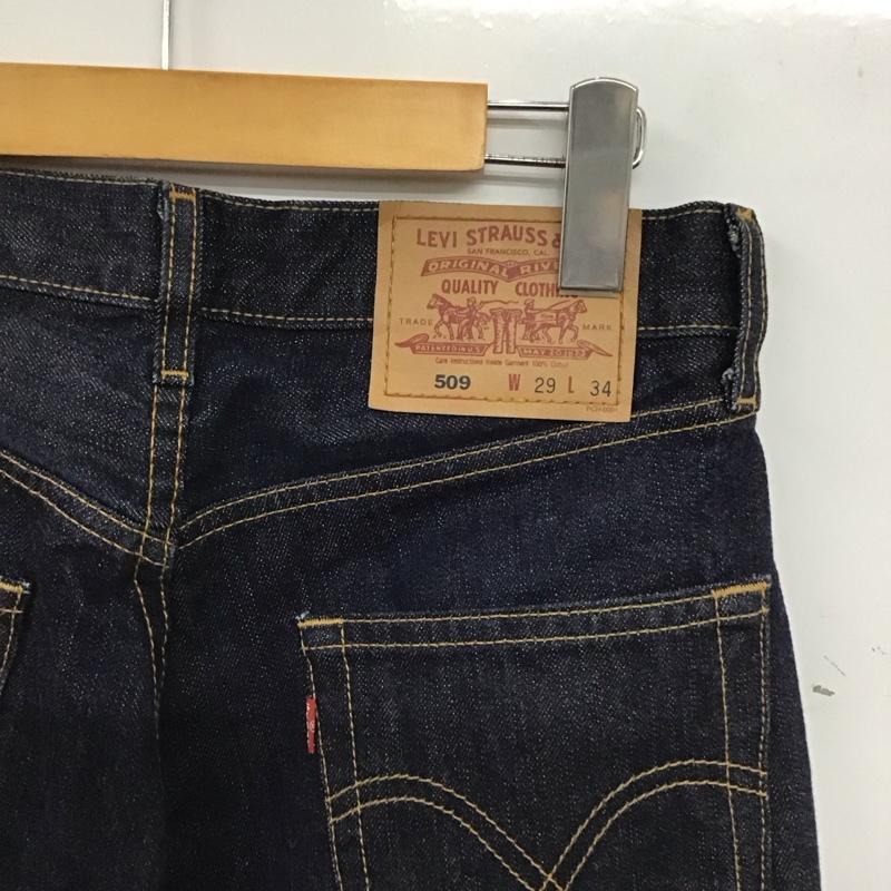 リーバイストラウスアンドコー Levi Strauss & co. パンツ デニム、ジーンズ デニムパンツ スリムパンツ カジュアルパンツ 29インチ 無地 インディゴ / インディゴ / Indigo メンズ USED 古着 中古 10155349