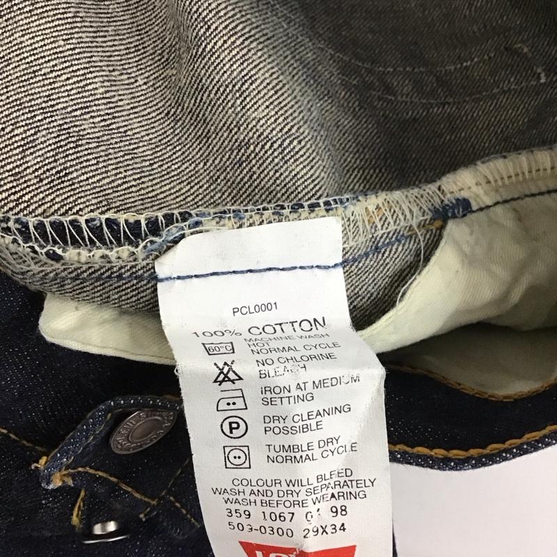 リーバイストラウスアンドコー Levi Strauss & co. パンツ デニム、ジーンズ デニムパンツ スリムパンツ カジュアルパンツ 29インチ 無地 インディゴ / インディゴ / Indigo メンズ USED 古着 中古 10155349