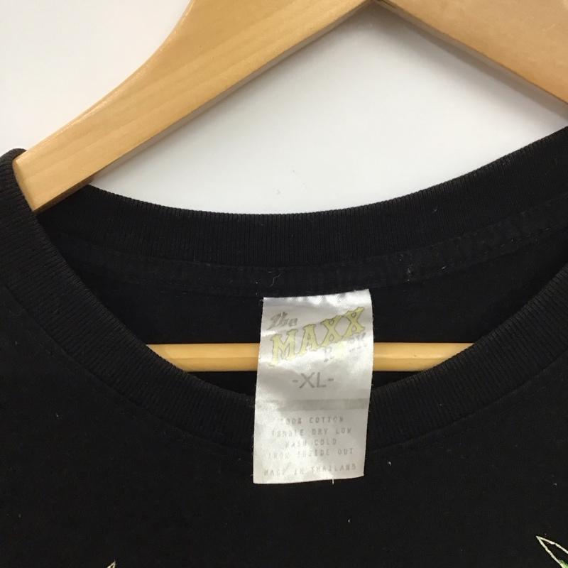 古着 USED Tシャツ 半袖 半袖カットソー プリントTシャツ クルーネックカットソー XL プリント 黒 / ブラック / black メンズ USED 古着 中古 10155353