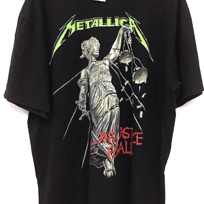 古着 USED Tシャツ 半袖 半袖カットソー プリントTシャツ クルーネックカットソー XL プリント 黒 / ブラック / black メンズ USED 古着 中古 10155353