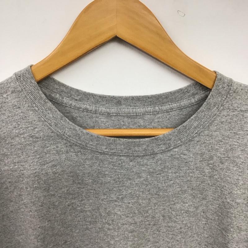 チャンピオン Champion Tシャツ 半袖 半袖カットソー プリントTシャツ クルーネックカットソー L 無地 灰 / グレー / gray メンズ USED 古着 中古 10155358