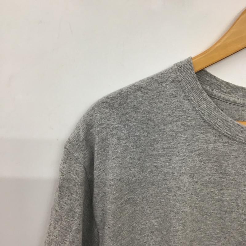 チャンピオン Champion Tシャツ 半袖 半袖カットソー プリントTシャツ クルーネックカットソー L 無地 灰 / グレー / gray メンズ USED 古着 中古 10155358
