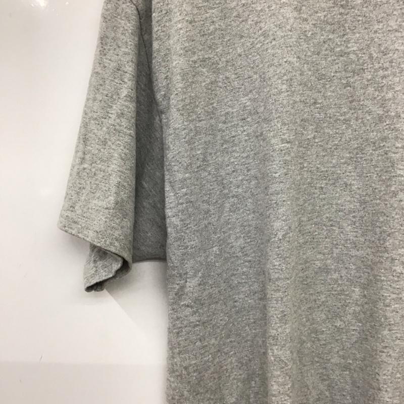 チャンピオン Champion Tシャツ 半袖 半袖カットソー プリントTシャツ クルーネックカットソー L 無地 灰 / グレー / gray メンズ USED 古着 中古 10155358