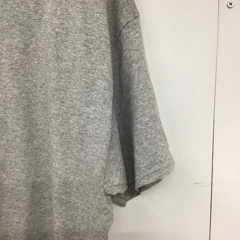 チャンピオン Champion Tシャツ 半袖 半袖カットソー プリントTシャツ クルーネックカットソー L 無地 灰 / グレー / gray メンズ USED 古着 中古 10155358