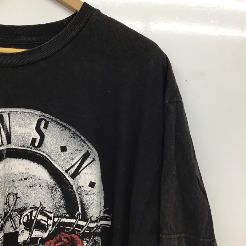 古着 USED Tシャツ 半袖 半袖カットソー プリントTシャツ クルーネックカットソー XL プリント ダークグレー / ダークグレー / メンズ USED 古着 中古 10155361