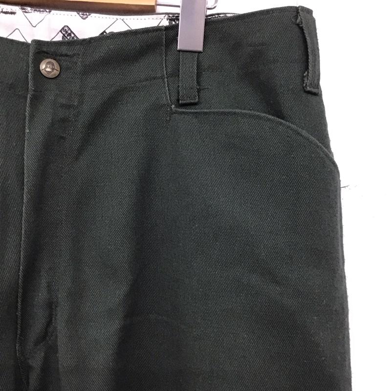 ベンデイビス BEN DAVIS パンツ ワークパンツ、ペインターパンツ ワイドパンツ カジュアルパンツ ワークパンツ 36インチ 無地 緑 / グリーン / green メンズ USED 古着 中古 10155365