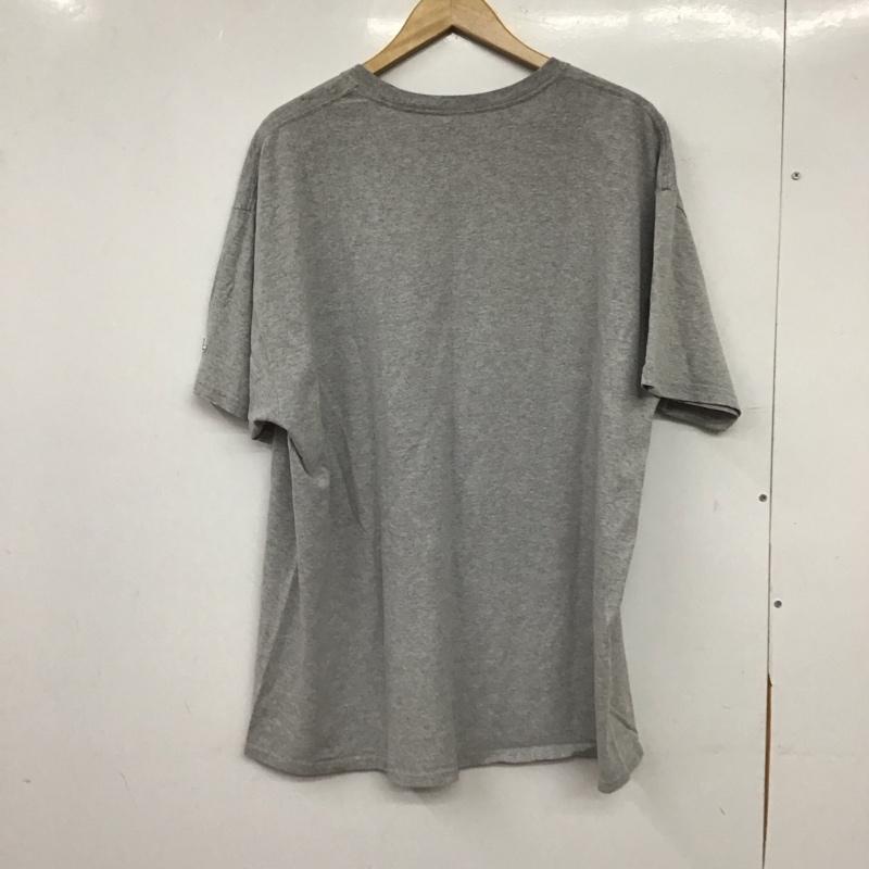 チャンピオン Champion Tシャツ 半袖 半袖カットソー プリントTシャツ クルーネックカットソー XL 無地 灰 / グレー / gray メンズ USED 古着 中古 10155366