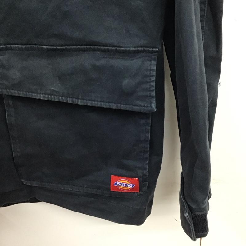 ディッキーズ Dickies ジャケット、上着 ジャンパー、ブルゾン ジップアップジャケット アウター 古着 L 無地 紺 / ネイビー / navy メンズ USED 古着 中古 10155368